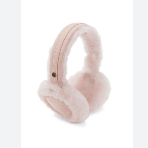 NWT UGG Classic Logo Genuine Dyed Shearling Earmuff - Picture 1 of 5